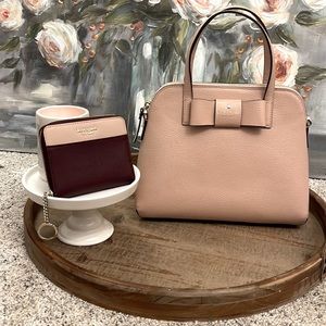 ♠️ KATE SPADE ♠️ Blush Bag + Wallet Combo